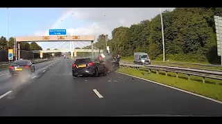 M62 crash - So much is wrong with this clip