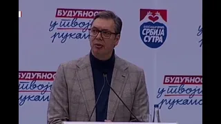 Вучић: Нашу Србију нећемо да дамо никоме