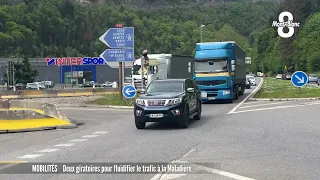 Deux giratoires pour fluidifier le trafic à la Maladière