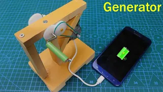 Homemade Mobile Phone Charger Generator