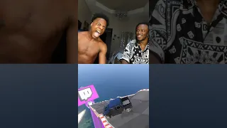 KSI Takes Off Bandanna To Show Speed His Forehead