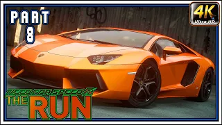 NEED FOR SPEED THE RUN Gameplay Walkthrough PART 8 - State Forest [4K 60FPS] - No Commentary