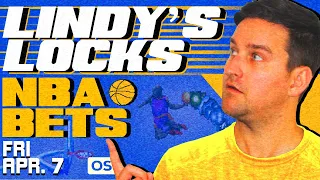 NBA Picks for EVERY Game Friday 4/7 | Best NBA Bets & Predictions | Lindy's Leans Likes & Locks