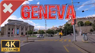 DRIVING GENEVA, Canton of Geneva,  SWITZERLAND I 4K 60fps