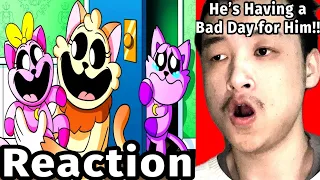 Reacting to Mom Loves CATNAP'S SISTER More Than HIM! (Cartoon Animation) by GameToons