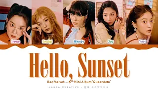 Red Velvet - 'Hello, Sunset' Lyrics Color Coded (Han/Rom/Eng) | @HansaGame