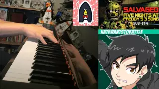 Five Nights At Freddy's 3 Song - Salvaged - NateWantsToBattle (Advanced Piano Cover)