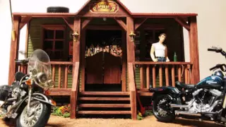 1:18 Diorama Motorcycle Pub