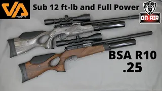 BSA R10th .25 cal sub 12 and FAC full review