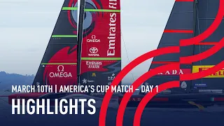 36th America's Cup Day 1 Highlights