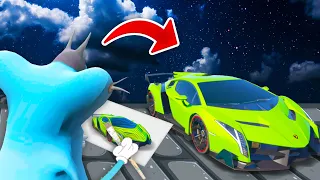 GTA 5 But Whatever I Draw Comes To REAL LIFE ! With OGGY & JACK [PART-2]