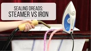 Steamer vs Iron Sealing for Synth Dreads - DoctoredLocks.com