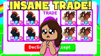 I traded only EVIL UNICORNS! (adopt me)