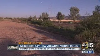 Let Joe Know: Neighbors say HOA is violating their voting rules