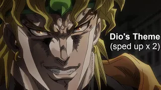 Giorno's theme is the heroic version of Dio's theme