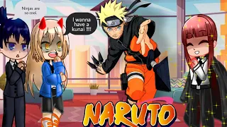 ChainsawMan react to Denji as Naruto From Naruto series// Part 1