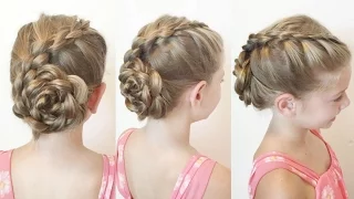 3D Flower Braid Tutorial - Homecoming Hairstyle