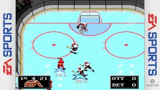 NHL 94 Rewind 21 Xbox one Longplay with Ottawa Senators stanley cup challenge