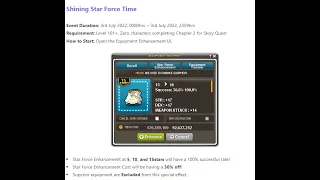 [MapleStorySea] 3/7 Star Force Shining, Is this chicken able to enjoy the Bless or get Bomb ?