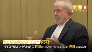 DAQUI A POUCO: Lula fala com Bob Fernandes (TVE Bahia)