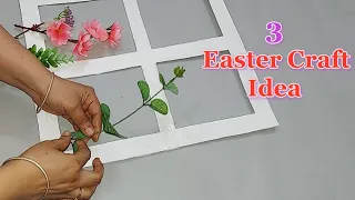 DIY 3 spring/Easter craft idea made with simple materials | DIY Easter craft idea 🐰39