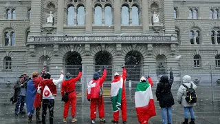 Swiss express support for maintaining Covid measures, despite protests • FRANCE 24 English