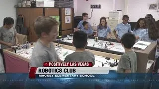 Local elementary students compete in robotics competition