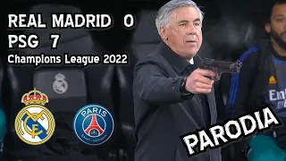 Real Madrid 0 - PSG 7 | Champions League 2022 (Los milagros ocurren)