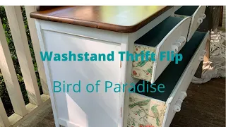 Washstand Thrift Flip - Bird of Paradise