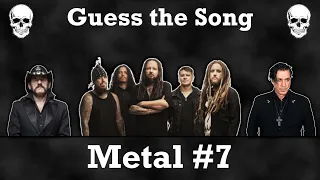 Guess the Song - Metal #7 | QUIZ