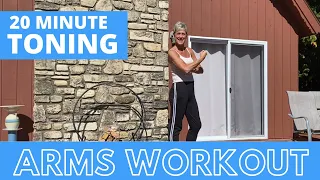 AWESOME ARMS WORKOUT | NO TALKING ARM WORKOUT WITH DUMBBELLS | 20 MIN ARM TONING