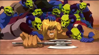 He-Man savage form defeats Skelegod and his entire ARMY | He-Man VS Skelegod
