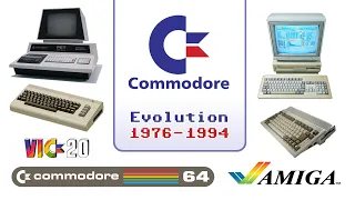 Evolution of Commodore Computers - VIC-20 C64 Amiga computers - Commodore evolution history