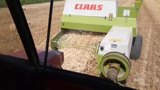 Pressing straw