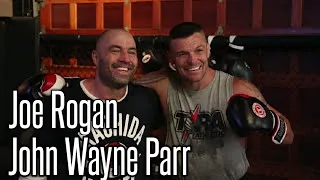 John Wayne Parr and Joe Rogan training and talking about YouTube commenters