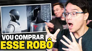 O ROBÔ DO ELON MUSK VAI DOMINAR O MUNDO, MAS VOU COMPRAR UM!