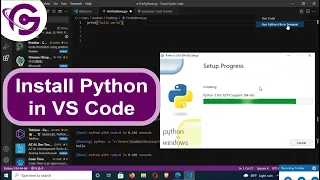 Python for Visual Studio Code | Setup Python in Visual Studio Code on Windows 10