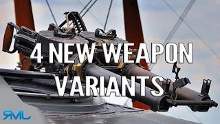 4 NEW WEAPONS VARIANTS (LVL 10 WEAPONS) - Battlefield 1