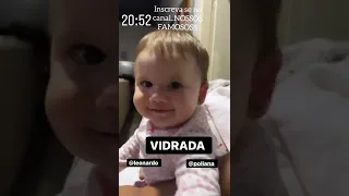 Maria Alice assistindo apresentação de Leonardo.❤