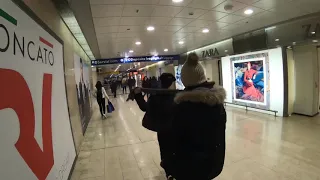 Pickpockets in Milan station