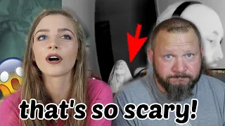 Nuke's Top 5 SCARIEST Ghost Videos Caught on Camera! 📽👻 (REACTION!)