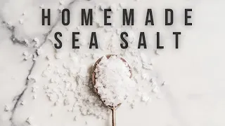 How to make salt from sea water