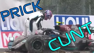 RUSSELL BOTTAS CRASH UNCENSORED RADIO - Imola 2021