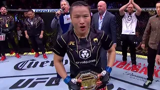 Zhang Weili Octagon Interview | UFC 281