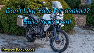 Windshield too noisy?  Build your own!