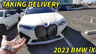 Taking Delivery Of 2023 BMW iX