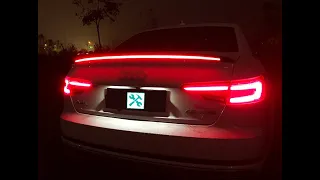 Audi / TAILGATE led SPOILER installation 🛠 💡