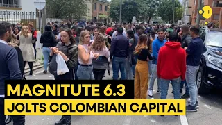 Magnitude 6.3 earthquake shakes Colombian capital, one woman dead I Panic in Bogota I WION ORIGINALS