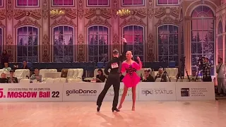 Moscow Ball 2022, Никита Липень—Анна Андреева, ProAm, Rumba