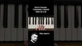 Баста Сансара на пианино 🎹 Обучение